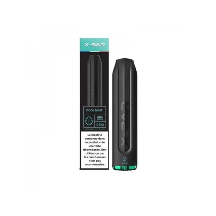 X-Bar - 2x Kit X-Bar Cool Mint 650 Puffs - (20mg) - Cdiscount Au quotidien