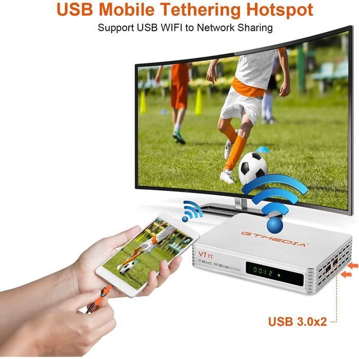 Tt Combo Gtmedia V7 DVB-T2, DVB-Tdvb-T2/T récepteur