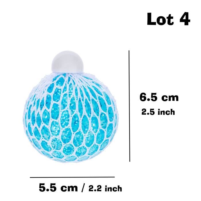 Lot De 8 Balles Anti-Stress En Silicone - Boules Sensorielle De Décompression - Pour Adultes Et Adolescents