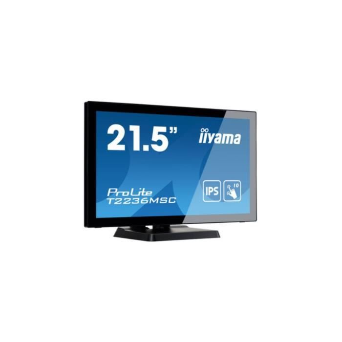 Ecran IIYAMA 24 IPS 16:9 4ms 1920x1080 ULTRA MINCE HPs VGA HDMI DisplayPort  USB