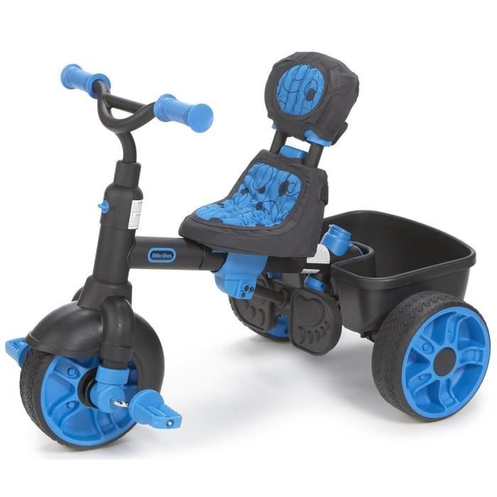 LITTLE TIKES Tricycle Evolutif 4 en 1 Deluxe Edition Neon Bleu Cdiscount Jeux Jouets