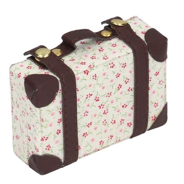Noël Mini Valise Pour Poupées Miniature Jouets Malle Maison de Poupée  Décoration Candy Coin Box Boîte à bijoux Poupée Sac à main