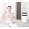 INN® poubelle automatique intelligente au pied 15L induction capteur blanc cuisine salle de bain plastique rectangulaire avec couver-2