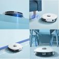 Comfee CFR08 - Aspirateur robot laveur - Aspirateur Robot Lavant connecté Wifi - Alexa - Google Home - 120min- LiDAR Navigation - AP-2