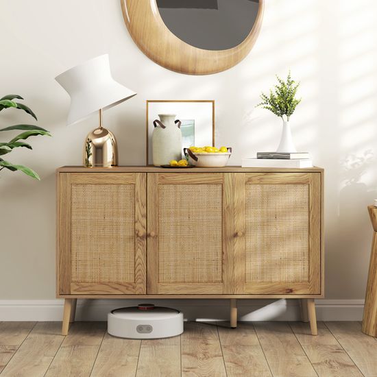 HOMCOM Buffet Salon, Meuble de Rangement avec 1 Placard Double Porte, 2 placards à Porte vitrée, 2 tiroirs et étagère réglable, Style Moderne, Buffet Salle à Manger et Cuisine, 120x40x90cm, Noir HOMCOM Buffet Salon, Meuble de Rangement avec 1 Placard Double Porte, 2 placards à Porte vitrée, 2 tiroirs et étagère réglable, Style Moderne, Buffet Salle à Manger et Cuisine, 120x40x90cm, Noir