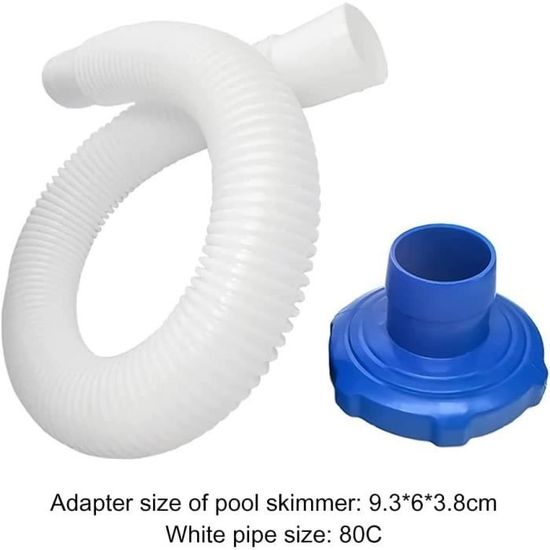 Lot De 2 Adaptateurs Pour Tuyaux De Piscine Intex - Conversion Fileté Vers Collier De Serrage - Compatible Pompes 1500-4000 GPH