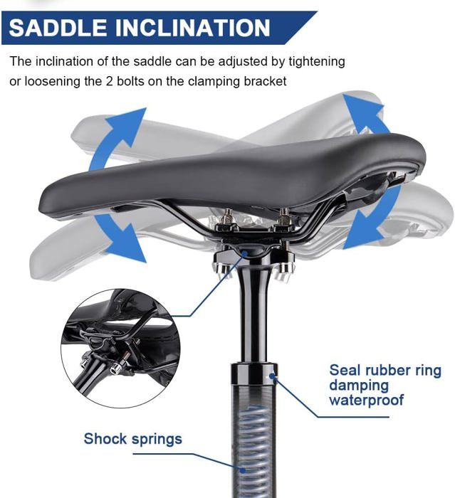 Tige de Selle de Velo Suspendue a Ressort Aluminium Diametre 27.2 30.9 31.6mm pour Velo electrique VTT VTC velo de Vill. Z3959 Cdiscount Sport