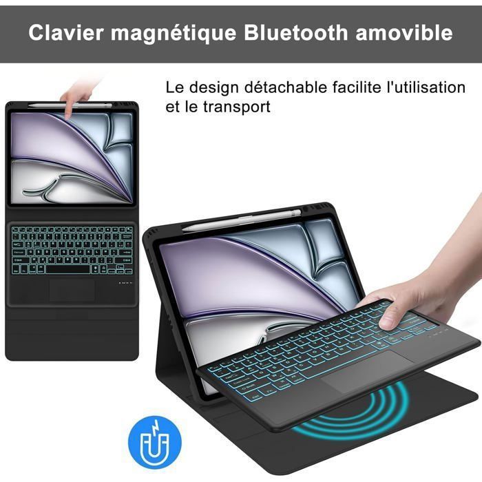 AVNICUD Tastatur Hülle für iPad 9.7 iPad 6.Generation 2018, iPad 5