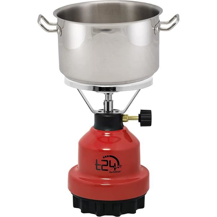 Réchaụd Gaz Pliable Pour Camping - Allumage Piézo - Idéal Randonnée, Van, Plein Air