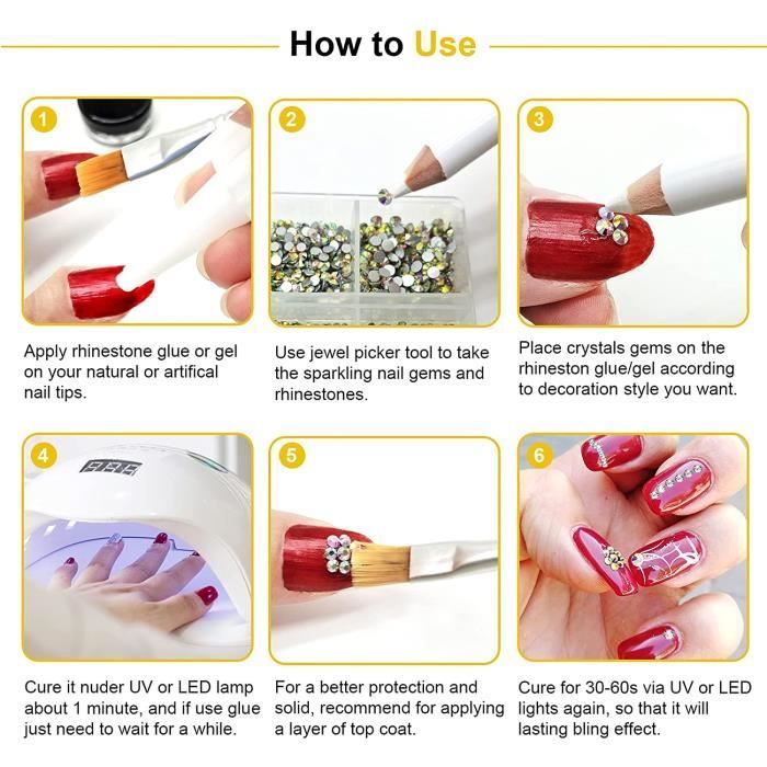 Blinginbox Lot De 3 000 Strass En Résine SS16 De 4 Mm Pour