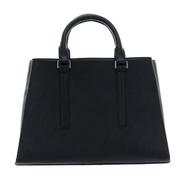 Calvin Klein CK Elevated Tote Bag Saffiano CK Black 199833 sac a epaule bandouliere sacoche noir Cdiscount Bagagerie Maroquinerie