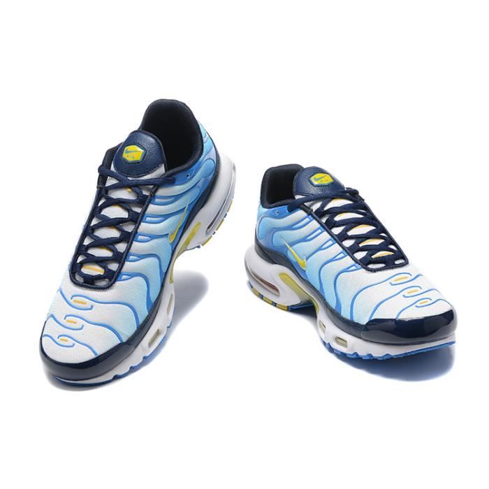 Nike air max plus 3 tn chaussures de course bleu blanc jaune