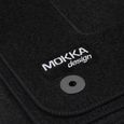 Logo Tapis De Sol Noir Velours Sur Mesure Pour Opel Mokka 2 Electric depuis 2021, 4pcs, Ajustement précis, Base Antidérapante-3
