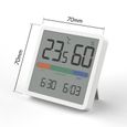 Thermomètre hygromètre GreenBlue GB380 avec fonction horloge et date plage de température -9,9 à +60 degrés Celsius-3