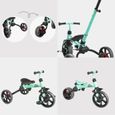 YVOLUTION Tricycle-draisienne évolutive Yvelo Flippa - Vert-3