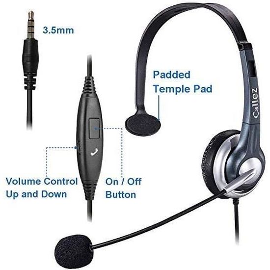 Casque audio téléphone portable clearance