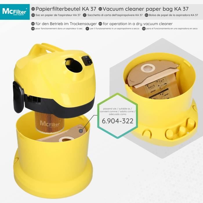 Lot de 10 sacs d aspirateur compatibles avec les aspirateurs