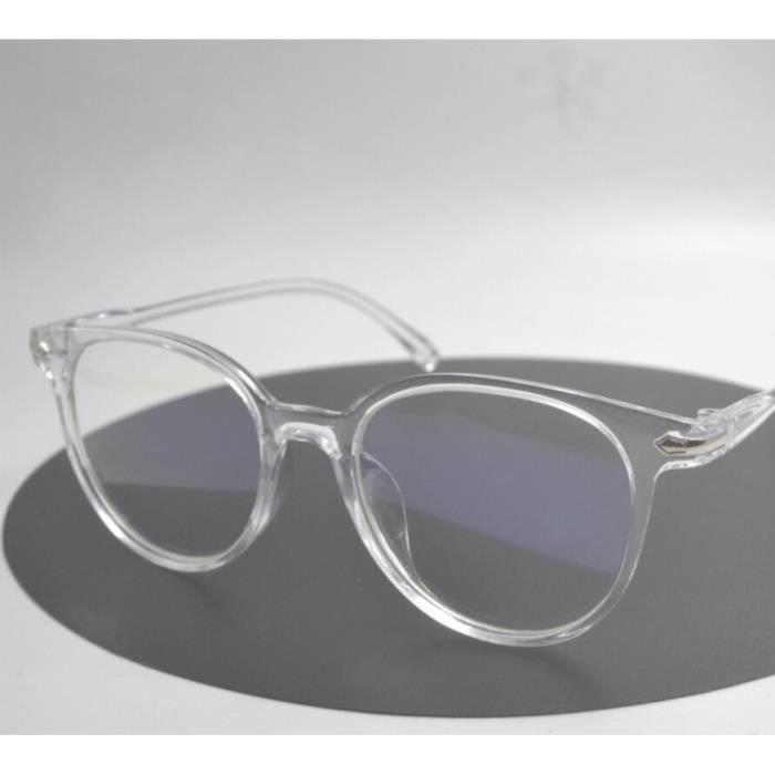 Lunette de vue ronde discount transparente
