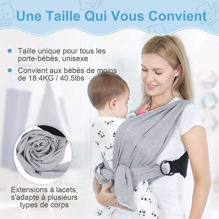 Porte bebes dorsaux Lictin Porte BéBé - Echarpe de Portage Bebe