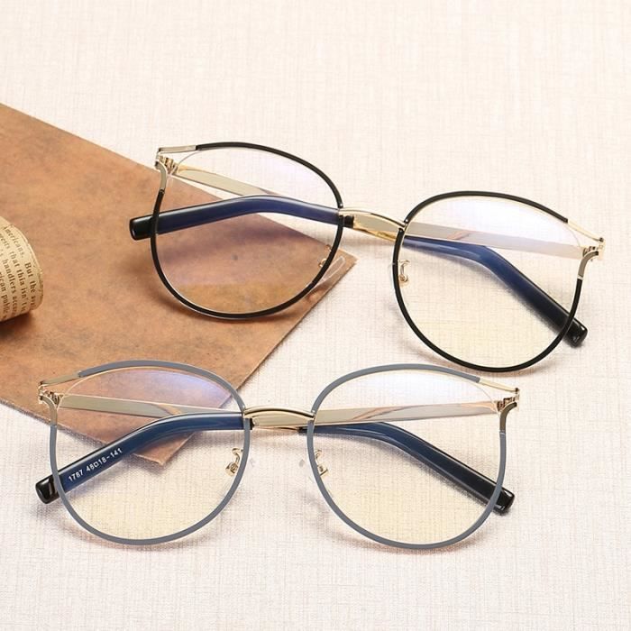 Lunettes lunettes de vue pour hommes et femmes monture m tallique