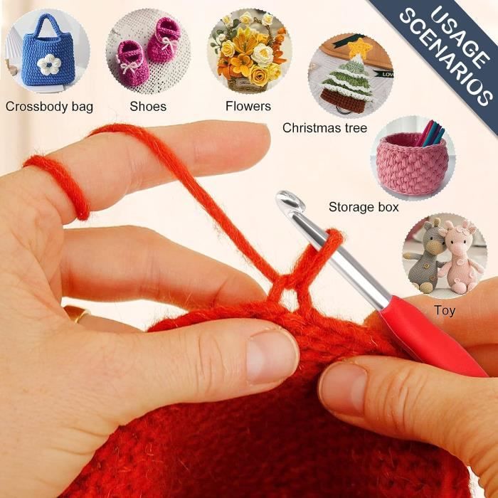 Generic Kit De Crochet Complet Pour Débutants - Crochets Ergonomiques
