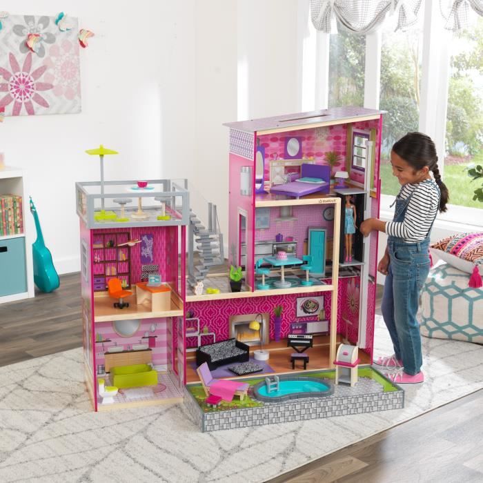 Maison De Poupée Barbie KidKraft Maison De Poupu00e9es En Bois