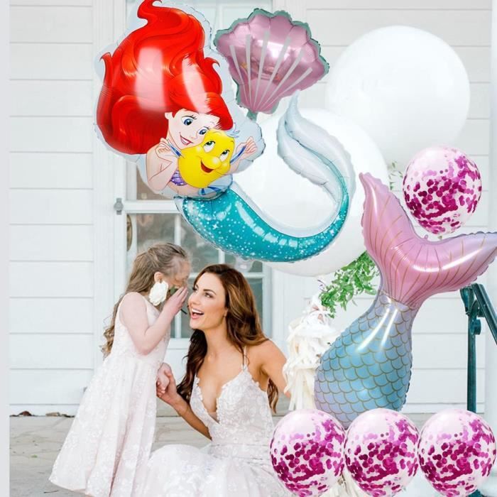 Décoration De Fête Hangyodon - Ballons, Bannière, Gâteaux - Kit Complet Multicolore Pour Anniversaire