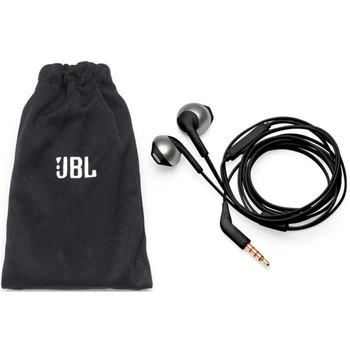 Ecouteurs intra-auriculaires filaire avec micro - JBL Tune 290 - noir    - Shopping et Courses en ligne, livrés à domicile ou au bureau,  7j/7 à la Réunion