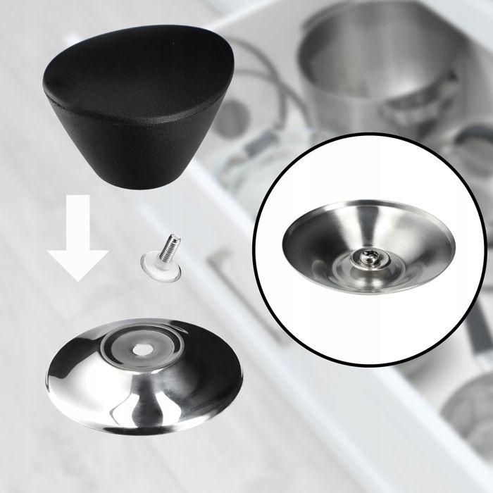 KADAX Couvercle En Verre Universel – 14 Cm – Avec Poignée Silicone Noire & Trou De Vapeur