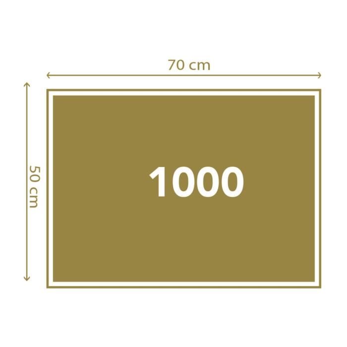 Puzzle Clementoni 1000 Pièces – Shades Of Santorini, Paysage Mer, Fabriqué En Italie