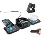 Chargeur Sans Fil Rapide 15W 3 en 1,TOPESCT ,QI Chargeur Induction Universal Compatible avec Apple iPhone, Watch, AirPods noir