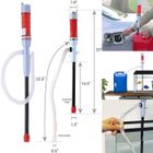 BOBLOV Pompe à siphonner électrique. Pompe submersible électrique pour liquides, sur piles (puissance de la pompe : 8L/min)