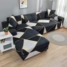 AYYBF Housse Canapé d'angle 3 Places+2 Places Extensible Couverture de Canapé en Forme de L pour Canapé de Angle