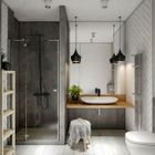 Colonne de douche noire Kiara avec mitigeur mécanique - ESSEBAGNO - Carrée - Laiton - Garanti 5 ans