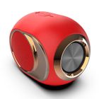 Ysilla Enceinte Portable Bluetooth, Haut-parleur Bluetooth 5.0 Sans Fil Audio Double Subwoofer TF - U - AUX - FM - Rouge