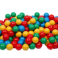 MISIOO - Balle pour Piscine à Balle - Multicolore - Balle Ø 6 cm - Enfant 6 mois et plus