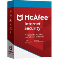 McAfee Internet Security 2022  10 Appareils  1 An  PC-Mac-Android-iOS  Téléchargement