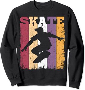 SKATEBOARD - LONGBOARD Skate Rétro Pour Skateboarder Sweatshirt.[Z1507]