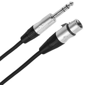 Câble Jack 3.5mm Vers Double XLR Femelle 2m - Adaptateur Y Stéréo TRS Vers XLR Professionnel