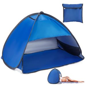 ABRI DE PLAGE Tente de Plage Abri Soleil Pop Up Automatique Mini Tente, Protection UV Abri, Tente de Camping légère et étanche pour Le Camping