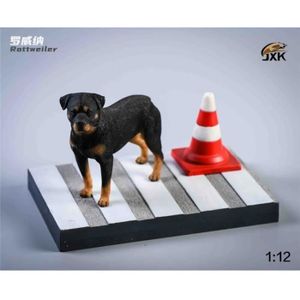 FIGURINE - PERSONNAGE Rottweiler - JXK-Figurine de Guérison en Résine pour Animaux de Compagnie, Jouet de Collection, Décoration de