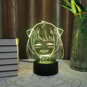 VEILLEUSE BÉBÉ Anya Forger 3 - Veilleuse LED 3D Manga Anime pour 