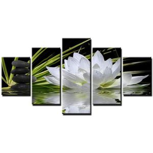 LOTUS BLANC ZN16 ORCHIDEE TABLEAU IMPRIMEE 58 MODELES IMPRIMEE TABLEAU 