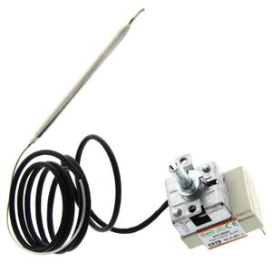 Thermostat De Four Électrique Réglable 50-400°C - 2 Broches, 250V 16A - Pour Chauffe-eau, Friteuse, Équipement De Cuisine
