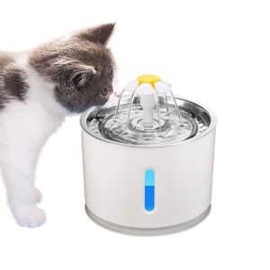 Acheter PDTO Pompe électrique submersible de distributeur d'eau pour  animaux de compagnie LED Pompe à moteur de fontaine d'eau pour chat