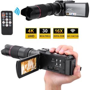 CAMÉSCOPE NUMÉRIQUE Caméra DV 4K HDR-AE8 avec téléobjectif