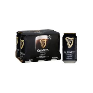 BIERE Bière brune Guinness, 6x33cl - DDM : 31/10/22