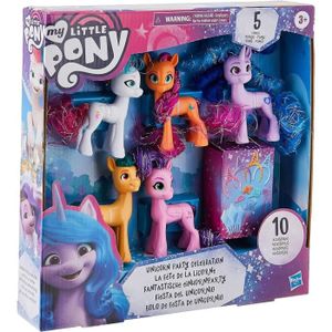 FIGURINE - PERSONNAGE Coffret My Little Pony 5 poneys 8 Cm Sunny Starsco