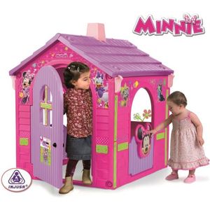 MAISONNETTE EXTÉRIEURE Maison Cabane Minnie - INJUSA - Rose - Plastique -