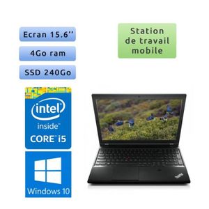 ORDINATEUR PORTABLE Lenovo ThinkPad L540 - Windows 10 - i5 4Go 240Go S